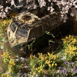 Cherry Blossom and Wagen Bus : Art Stage K diorama work 1:64 scale