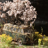 Cherry Blossom and Wagen Bus : Art Stage K diorama work 1:64 scale