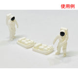 Astronaut White Set A : MR. BOX Huang Feng Ran Painted finished product HO (1:87 ) 5001