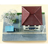 Shirasato-cho Community Center : Modeling 375 diorama work 1:80 375-02