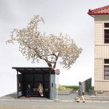 Shirasato-cho Community Center : Modeling 375 diorama work 1:80 375-02