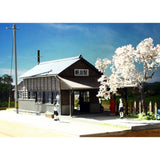 Hokawa Station : Modelling 375 diorama work 1:80scale 375-03