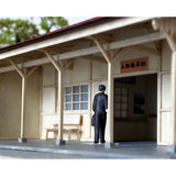 375-04 Local Private Railway Station "Kominato Railway Kazusa-tsurumai Station" Type : Modeling 375 diorama work 1:80scale(HO)