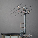 Telephone pole and record store : Satoru Ohoshima, diorama work 1:25 scale