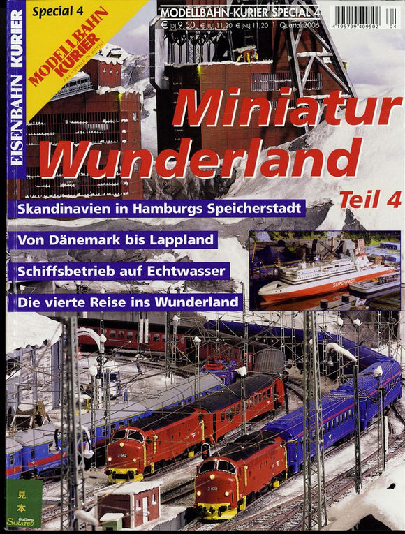País de las maravillas en miniatura vol. 4 Modelbahn Courier Edición especial: KE Publishing (Libro) Alemán