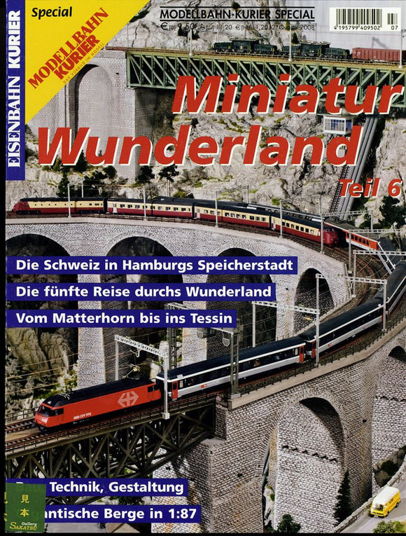 País de las maravillas en miniatura vol. 6 Modelbahn Courier Edición especial: KE Publishing (Libro) Alemán