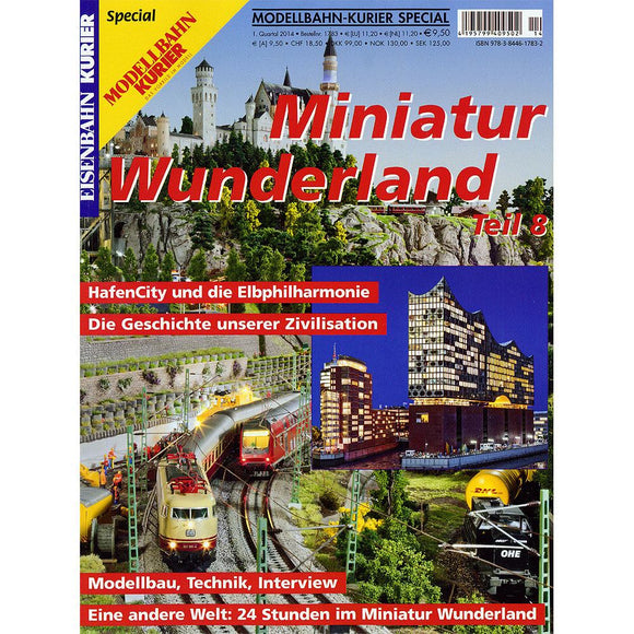 País de las maravillas en miniatura vol. 8 Modelbahn Courier Edición especial: KE Publishing (libro) en alemán