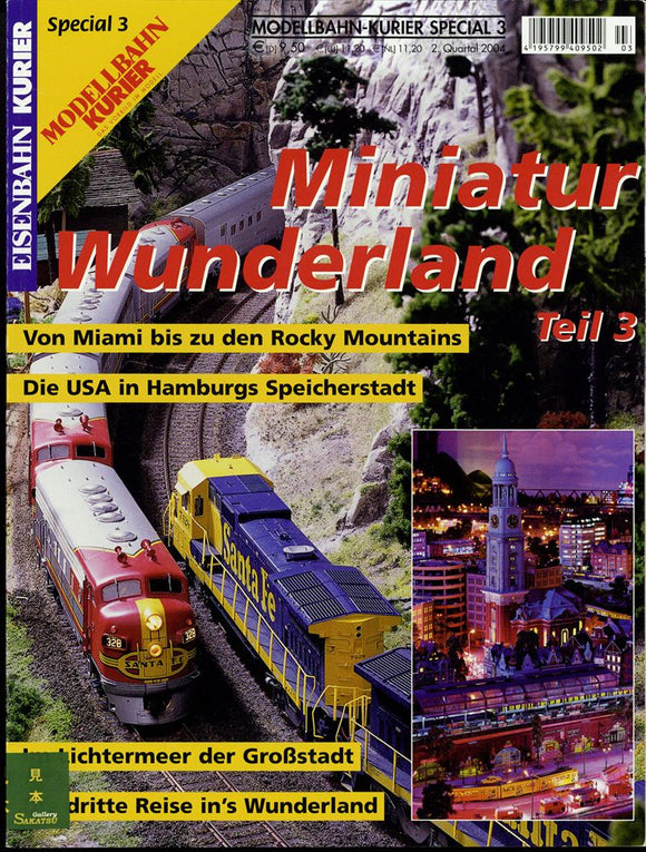 País de las maravillas en miniatura vol. 3: Modelbahn Courier Edición especial: KE Publishing (Libro) en alemán